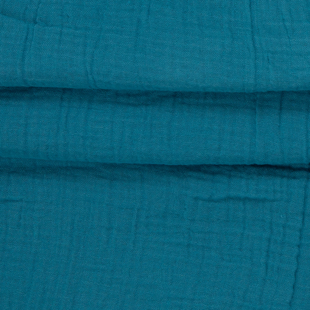 Musselin aqua